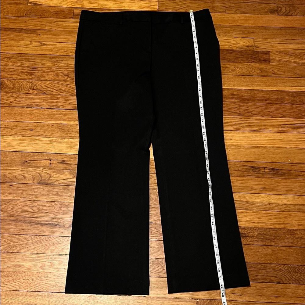 Talbots Womens Barely Boot Black Midrise Pant Trouser Sz 16 NWOT - Picture 6 of 8